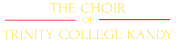 The Choir of Trinity College Kandy
